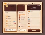 奶片动漫App新版本界面截图，简洁焦糖色调设计，追番列表与推荐功能清晰可见